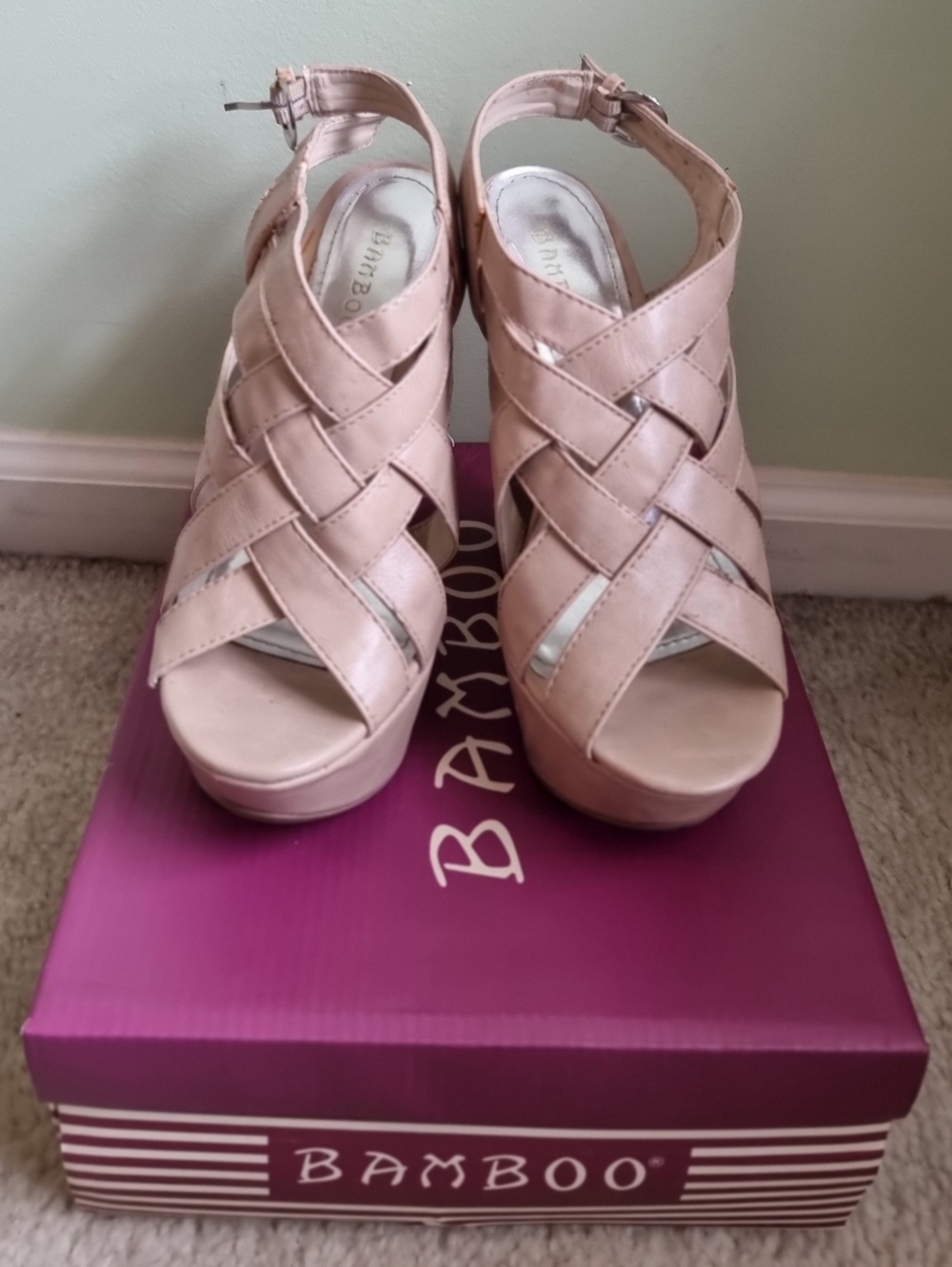 Bamboo Vintage Platform Sandals